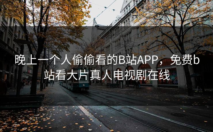 晚上一个人偷偷看的B站APP，免费b站看大片真人电视剧在线