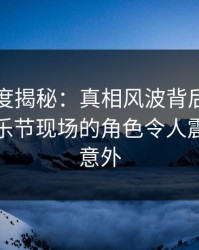 岛遇深度揭秘：真相风波背后，神秘人在音乐节现场的角色令人震惊令人意外