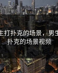 男生女生打扑克的场景，男生女生打扑克的场景视频